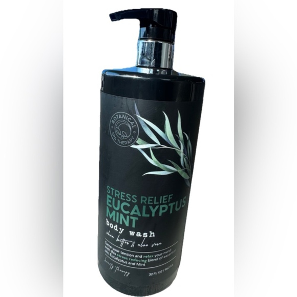 NEW BOTANICAL SPA THERAPY STRESS RELIEF EUCALYPTUS MNT BODY WASH Shea Aloe 32 OZ